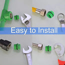 30 Pieces 3/4" PT Male Threaded PPR PPR End Cap Plug Pipe Fittings Garden Hose Irrigation Water Tubing Stopper Prevent Leakage Choke Plug