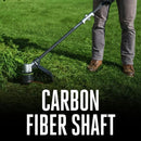 EGO POWER+ String Trimmer, Battery Powered, 16" Trimmer for Weeds and Grass with POWERLOAD, LINE IQ, Telescopic Carbon Fiber Shaft, Battery and Charger Not Included - ST1620T by GreenHaven Gardens