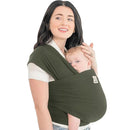 KeaBabies Baby Wrap Carrier - All in 1 Original Baby Carrier Newborn to Toddler Sling, Easy to Wear, Hands Free Bonding, Lightweight, Breathable Infant Wraps (Forest) by TinyTreasures Baby Boutique