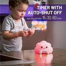 Lumipets Remote Control Silicone Night Light for Kids - Cloud Design with 9 Soft Colors & Sleep Timer - Rechargeable, Battery-Operated Lamp for Bedroom | Baby Nursery, Toddler, Girls, Boys by TinyTreasures Baby Boutique