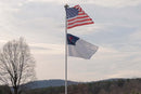 Christian Flag 5x8 Outdoor Embroidered,Heavy Duty Nylon,Sewn Stripes, Stronger Brass Grommets,Christianity Easter Day,Jesus Flags Flags Perfect for Outside by GreenHaven Gardens