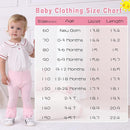 Newborn Toddler Baby Girl Pants Leggings Ribbed Straight Flare Infant Girl Pants Leggings Bell Bottoms 5 Packs by TinyTreasures Baby Boutique