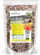 10-10-10 Plant Fertilizer Slow Release - 10 10 10 All Purpose Granular Garden Fertilizer for Vegetables, Tomato, Arborvitae, Shrubs, Rose, Flowers, Fruit, Fig Trees (1 Quart) by GreenHaven Gardens