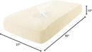 hyha Waterproof Couch Cushion Covers for Pets, Non Slip Sofa Seat Cover for Dogs Washable, Soft Thick Stretch Jacquard Fabric, Sofa Slipcovers with Elastic Bottom (1 Piece for Medium, Beige) by CozyNest Decor