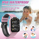 Smart Watch for Kids 1.85" with Fitness Tracker, Sleep Monitor, 22/100+ Sport Modes, DIY Dial, IP68 Waterproof, Step Counter, Heart Rate, Camera, with/Without APP, Gift for 3-12 Years Old Girls by TinyTreasures Baby Boutique