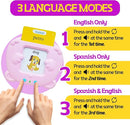 ZeenKind Spanish & English Talking Flash Cards with 510 Sight Words for Toddlers 3 4 5 6 Years Old, Learn Spanish for Kids, Audible Pocket Speech Early Learning Bilingual Flashcard Toys, 255 Cards. by TinyTreasures Baby Boutique