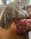 Brown Faux Fur Throw Blanket and Bedspread Caramel and Coffee Colors, Realistic Faux Brown Wolf - Light & Dark Brown Faux Fur - Luxury Throw Blanket, Made in USA, 16406 by CozyNest Decor