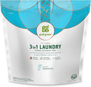 Grab Green 3-in-1 Laundry Detergent Pods, 132 Count, Fragrance Free, Plant and Mineral Based, Superior Cleaning Power, Stain Remover, Brightens Clothes by TinyTreasures Baby Boutique