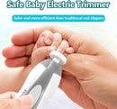 Baby Nail Trimmer Electric, 6 in 1 Rechargeable Baby Nail Clippers Manicure Set Grooming Kit for Toddler Infant or Adults (Grey) by TinyTreasures Baby Boutique