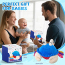 Baby Toys 12-18 Months, Musical Crawling Crab Plush Toy - 40 Songs & Recording Feature, Dancing Walking Moving Bouncing Tummy Time Toy, Sensory Toys for Toddlers 1-3, Birthday Gifts for Infants by TinyTreasures Baby Boutique