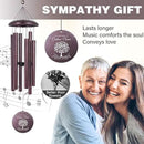 ASTARIN 36" Large Deep Tone Personalized Sympathy Wind Chimes, Memorial Wind Chime for Loss of Mother Father Loved One, Tree of Life Bereavement Gifts Decor Outdoor Patio Garden(Produced in USA) by CozyNest Decor