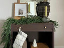 2PCS 9FT Christmas Garland Norfolk Pine Garland Real Touch Artificial Greenery Garland for Mantle Fireplace Table Indoor Outdoor Decor (Normal) by CozyNest Decor