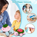 Crochet Kit for Beginners,Crochet Starter Kit with Step-by-Step Video Tutorials,DIY Crochet Animal Kits for Adults Kids,Complete Kit Included(2PCS Turtle) by TinyTreasures Baby Boutique