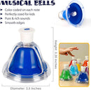MINIARTIS Desk Bells for Kids | Educational Music Toys for Toddlers 8 Notes Colorful Hand Bells Set | Kids Musical Instrument with 15 Songbook | Great Birthday Gift for Children by TinyTreasures Baby Boutique