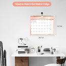 Calendar 2025-2027 22 Monthly Wall Calendar Runs from September 2025 until June 2027 Spiral Binding Hanging 11.5" x 14.7" Thick Paper with Julian Dates and Block for School Office（Colorful） by TinyTreasures Baby Boutique