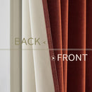 MIULEE Linen Curtains Soild 100% Blackout Thermal Insulated Burnt Orange Fall Curtains Grommet Room Darkening Curtains & Drapes for Living Room Bedroom Nursery 42 x 63, Rust Terracotta (2 Panels) by TinyTreasures Baby Boutique