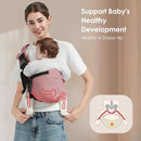 Toddler Sling Carrier, Easy to Wear Baby Carrier Sling 7-40 lbs, Adjustable Lightweight Baby Wrap Sling, Perfect Toddler Hip Carriers One Size Fits All, Pink by TinyTreasures Baby Boutique