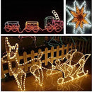 100ft LED Rope Lights Outdoor, 720 LED Connectable and Flexible Tube Lights with 8 Modes, Waterproof LED Rope Lighting for Garden, Patio, Pool, Bedroom, Party, Indoor Outdoor Decoration (Warm White) by GreenHaven Gardens