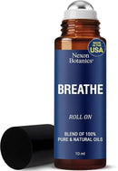 Breathe Essential Oil Roll-On Blend 10 ml - Pure Eucalyptus, Peppermint & Rosemary Oils Roller for Clear Breathing & Respiratory Support - Nexon Botanics by CozyNest Decor
