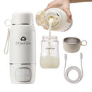 Portable Bottle Warmer for Travel - Fast Heating Breast Milk & Formula Warmer with 16,000mAh Battery, 17oz Milk Warmer for Baby on The Go,Baby Bottle Warmer for Car, Airplane（Clouds） by TinyTreasures Baby Boutique