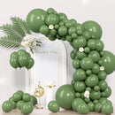 130pcs Sage Green Balloons Different Sizes 18" 12" 10" 5" Olive Green Balloons for Birthday Graduation Baby Shower Wedding Anniversary New Year Party Decorations by CozyNest Decor