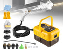 Steam Cleaner for Home, Handheld 2500W High Pressure Steamer for Cleaning, 9-Level Multipurpose Steam Cleaner for Car Floor Upholstery Kitchen Bathroom Grout Tile, 14 Accessories Included, Yellow by TinyTreasures Baby Boutique