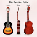 ADM Beginner Acoustic Classical Guitar Nylon Strings Wooden Guitar Bundle Kit for Kid Boy Girl Student Youth Guitarra Online Lessons with Gig Bag, Strap, Tuner, Strings, Picks (34 Inch, Sunburst) by TinyTreasures Baby Boutique