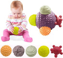 Sensory Balls for Toddlers 1-3, Montessori Toys for Babies 6-12 Months, Easter Baby Toys, Sensory Balls for Easter Basket, BPA Free Teething Gift, Toddler Bath Toys with Multi Textured by TinyTreasures Baby Boutique