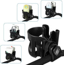 Accmor Universal Cup Holder with Hook, Stroller Cup Holder with Phone Holder, 360° Rotatable Large Caliber Designed Bottle Holder for Stroller, Bike, Wheelchair, Walker, Scooter by TinyTreasures Baby Boutique