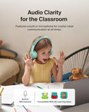 Belkin SoundForm Mini - Wireless Bluetooth Headphones for Kids with 30H Battery Life, 85dB Safe Volume Limit, Built-in Microphone - Kids On-Ear Earphones for iPhone, iPad, & More - Mint w/Case by TinyTreasures Baby Boutique