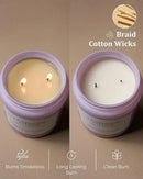 M&SENSE Lavender Citrus Candles, 19.4oz 110H Burn Time Large Natural Soy Candles for Home Scented, Stress Relief Aromatherapy Gifts for Mom Friends Teacher & Spa, Bath, Yoga by CozyNest Decor