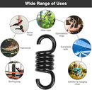 Spring Porch Hook for Hammock Swing Chair Hanging Suspension,880lbs Weight Capacity,Black