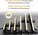 LUMENGY Paver Light Slim 0.5x14 Inch(0.55 x 13.77 inches) Glare-Free Steel Lighting for Pavers, Brick, Walls, Driveways, Walkways & Pathways, 2700K Warm White, Waterproof, Drive-Over, 12V AC/DC Wired. by CozyNest Decor