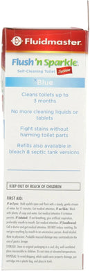 Fluidmaster 8100 Flush 'n Sparkle Automatic Toilet Bowl Cleaning System with Blue Cartridge, Upgraded Version by CozyNest Decor