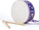 Kids Drum Set with Adjustable Strap: Toddler Musical Instrument for Ages 3-5, Wearable Drum Kit with Drumsticks, Educational Percussion Toy for Rhythm Music Development (Purple) by TinyTreasures Baby Boutique