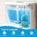 Toilet Bowl Cleaners Bottle Bathroom Toliet Bowl Cleaner with Fresh Ocean Scent Cute Dinosaur Shaped Toilet Tank Cleaner (Blue)