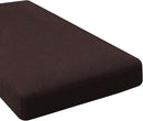 H.VERSAILTEX Super Stretch Individual Chaise Cover Sectional Couch Covers for L Shaped Sofa Both Left/Right Featuring Thick Jacquard Textured Twill Fabric (1 Piece Chaise Cover, Chocolate) by CozyNest Decor