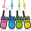 Wishouse Walkie Talkies for Kids 4 Pack,Family Walky Talky Adults Children Radio Long Range,Outdoor Camping Fun Toys Birthday Present Xmas Gifts for 4 5 6 7 8 Year Old Girls Boys No Battery No Charger by TinyTreasures Baby Boutique