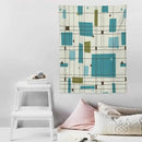 ICMOLYYENLO Boho Medieval Cat Tapestry, Abstract Atomic Starburst Geometric Aesthetic Art Wall Hanging For Bedroom Living Room Dormitory 60x60 Inches by CozyNest Decor