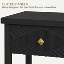 47" Console Table with 3 Drawers, Fluted Narrow Long Entryway Table with Storage Shelf, Accent Table for Entryway, Living Room, Behind Couch, Foyer, Hallway, Office by CozyNest Decor
