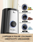 SANGCON 5 in 1 Blender and Food Processor Combo for Kitchen, Small Electric Food Chopper for Meat and Vegetable, 350W High Speed Blenders with 2 Speeds and Pulse for Smoothies and Shakes by TinyTreasures Baby Boutique