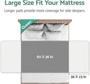 CoolShields Waterproof Bed Pads, 60" x 36" Washable Reusable Mattress Protector Bedwetting Pad for Incontinence by TinyTreasures Baby Boutique
