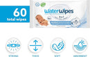 WaterWipes Sensitive+ Newborn & Baby Wipes, 3-In-1 Cleans, Cares, Protects, 99.9% Water, Unscented & Hypoallergenic, 60 Count by TinyTreasures Baby Boutique