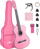 VEVOR Acoustic Guitar, Classical Guitar Starter Kit for Beginners, with Nylon Strings, Basswood Guitar, for Kids Adults Girls Boys Students by TinyTreasures Baby Boutique