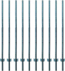 ARIFARO Sturdy Duty Metal Fence Posts 6 Feet,Pack of 10, 3-4-5-6-7 Feet No Digging Garden U Post for Wire Fencing Steel Poles for Yard, Outdoor by CozyNest Decor