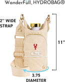 WanderFull® Original HydroBag® Collection, Water Bottle Holder w/Strap & Phone Pocket, Hands-Free Crossbody Water Bottle Bag by TinyTreasures Baby Boutique