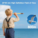 Retro Pirate Telescope 25x30 Spyglass Portable Collapsible Handheld Telescope Zoom Vintage Monocular Classical Collection Compass for Camping Hunting Boating Gift by TinyTreasures Baby Boutique