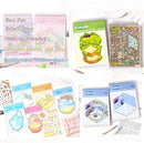 Dwpetzo 20 Sets DIY 3D Sticker Scenes for Adults with Tweezer, Cute 3D House Sticker Therapy for Girls Make Your Own Mini Room Scene Collection Book for Adult Kids Relief Stress Pass The Time by TinyTreasures Baby Boutique
