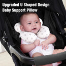KAKIBLIN Baby Travel Pillow, Baby Neck Pillows for Car Seat, Upgraded Babies Head Pillow, Head and Neck Support Pillow for Car Seat, Pushchair, Travel(Twig) by TinyTreasures Baby Boutique