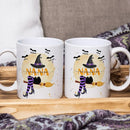Personalized Witch Mug for Nana - Kids Names, 11 or 15 Oz Coffee Cup - Fall Gift for Her by TinyTreasures Baby Boutique